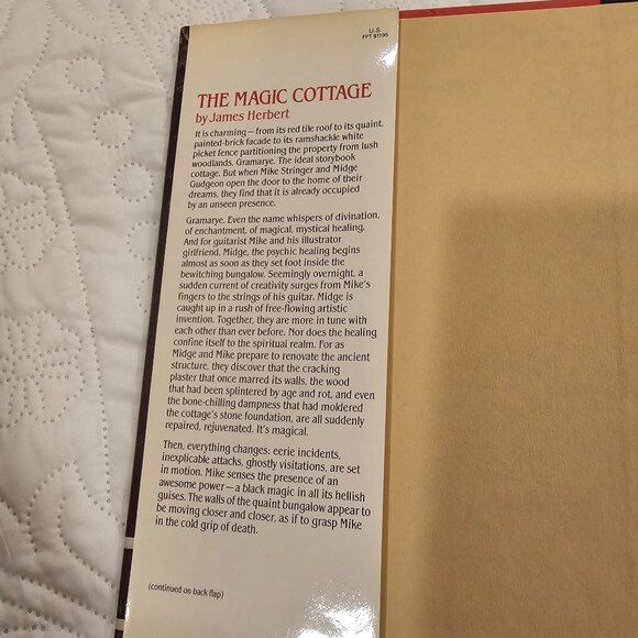 The Magic Cottage Hardcover Book By James Herbert 1986 NAL Penguin Fiction Novel - Picture 3 of 12
